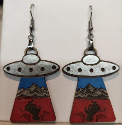 Unique Aliens & Sasquatch Earrings - Image 5