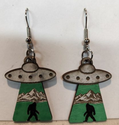 Unique Aliens & Sasquatch Earrings - Image 3